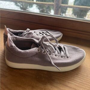 allbirds Women's Wool Runners in Dusty Mauve with Cream Sole